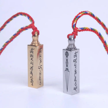 Tibetan Prayer Box Pendant Necklace-Your Soul Place
